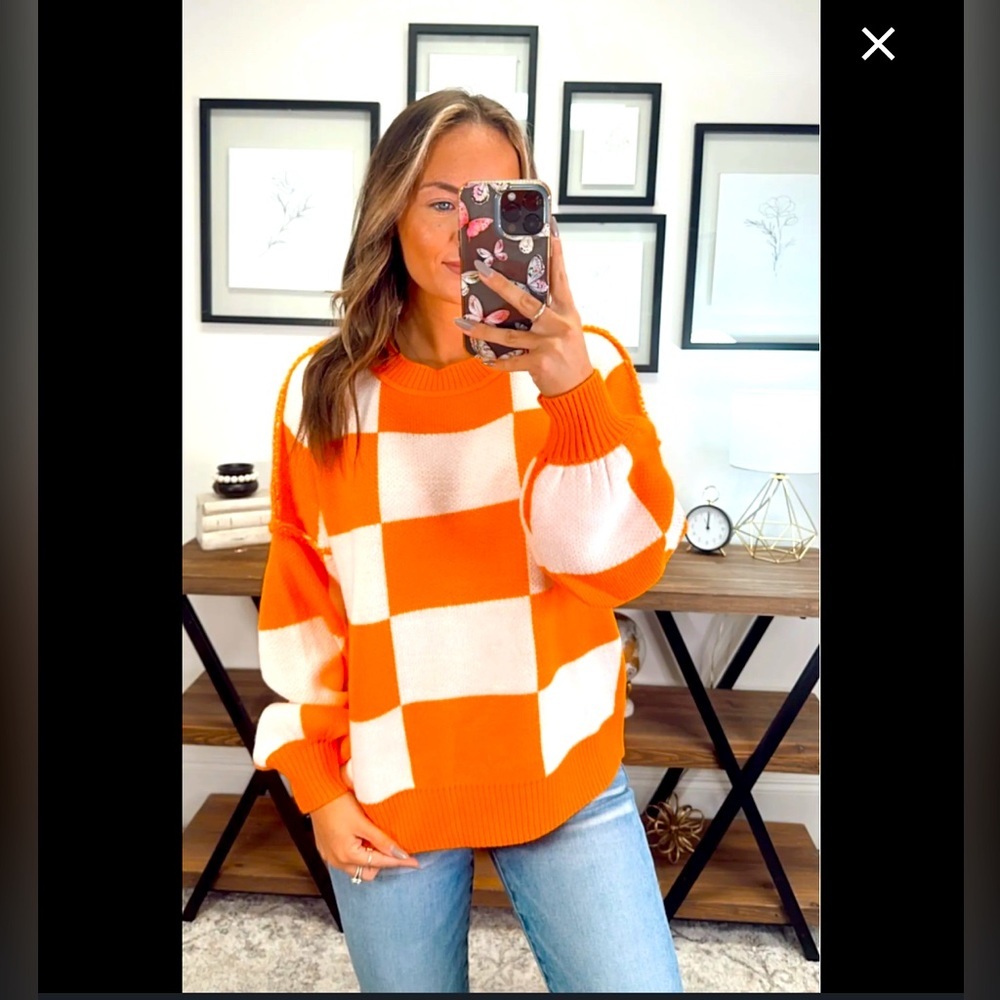 Nwot Oversized Blocked Sweater Nwot